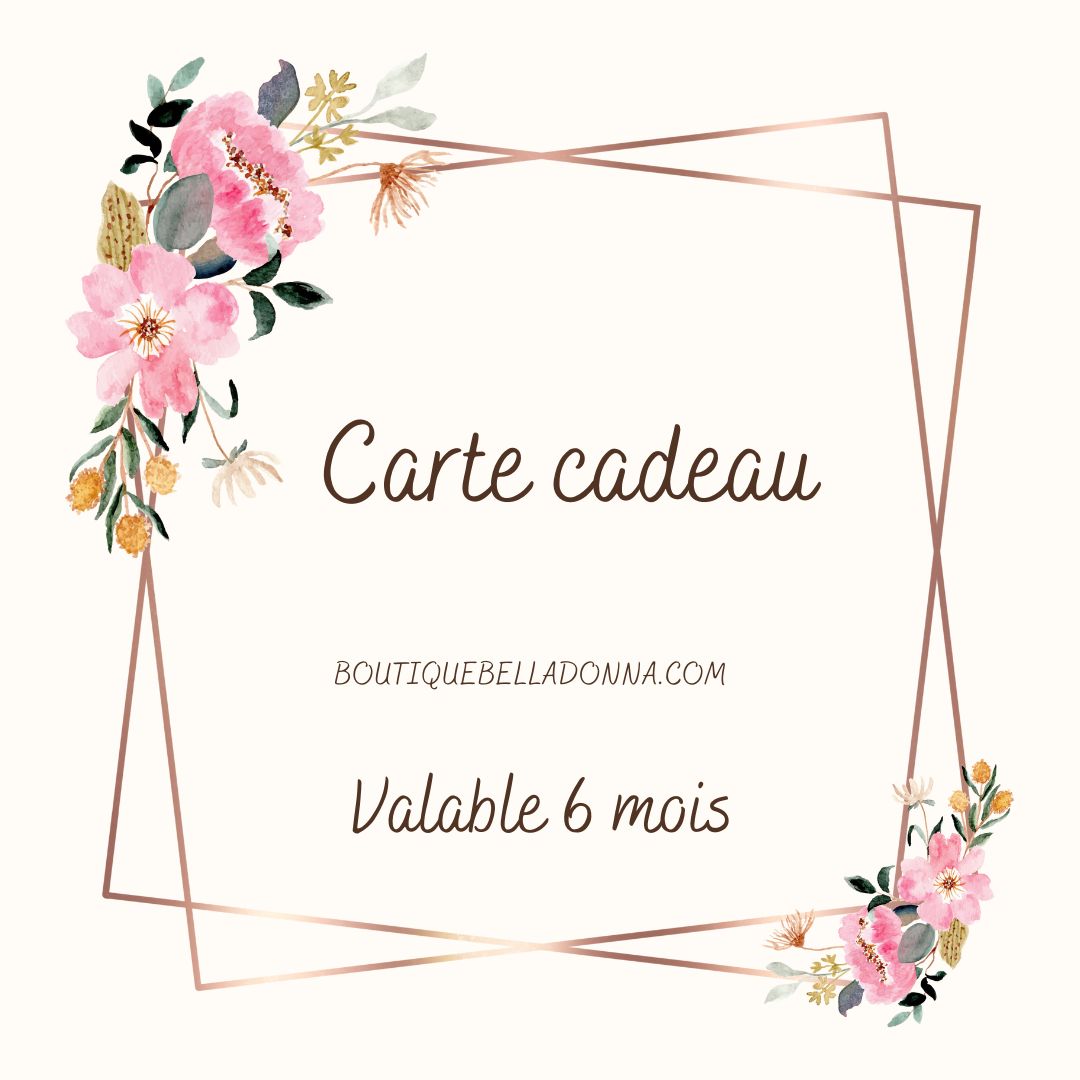 carte cadeau Bella Donna