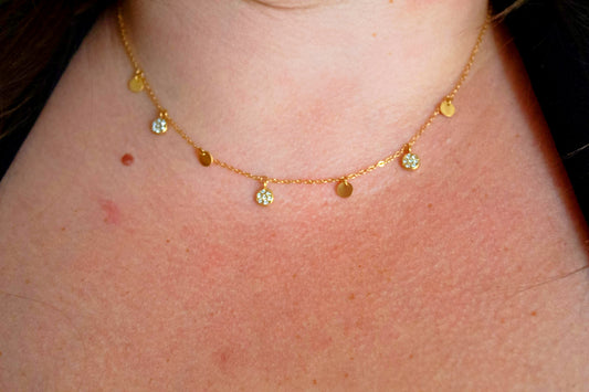 Collier ras de cou '' perles ''