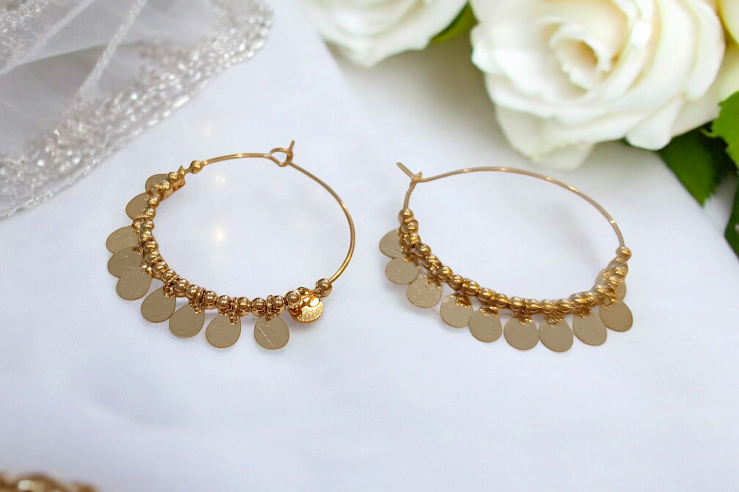 Boucles d'oreilles " créoles "