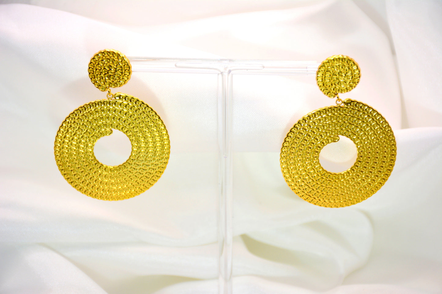 Boucles d'oreilles " spirale "