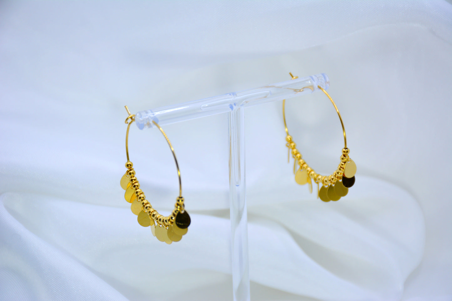 Boucles d'oreilles " créoles "