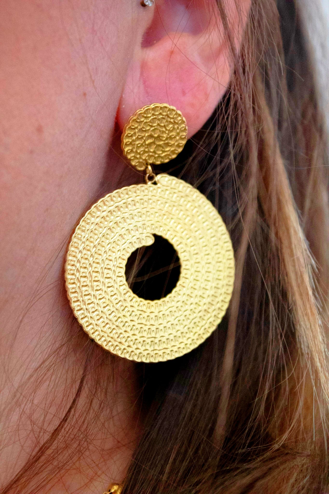 Boucles d'oreilles " spirale "