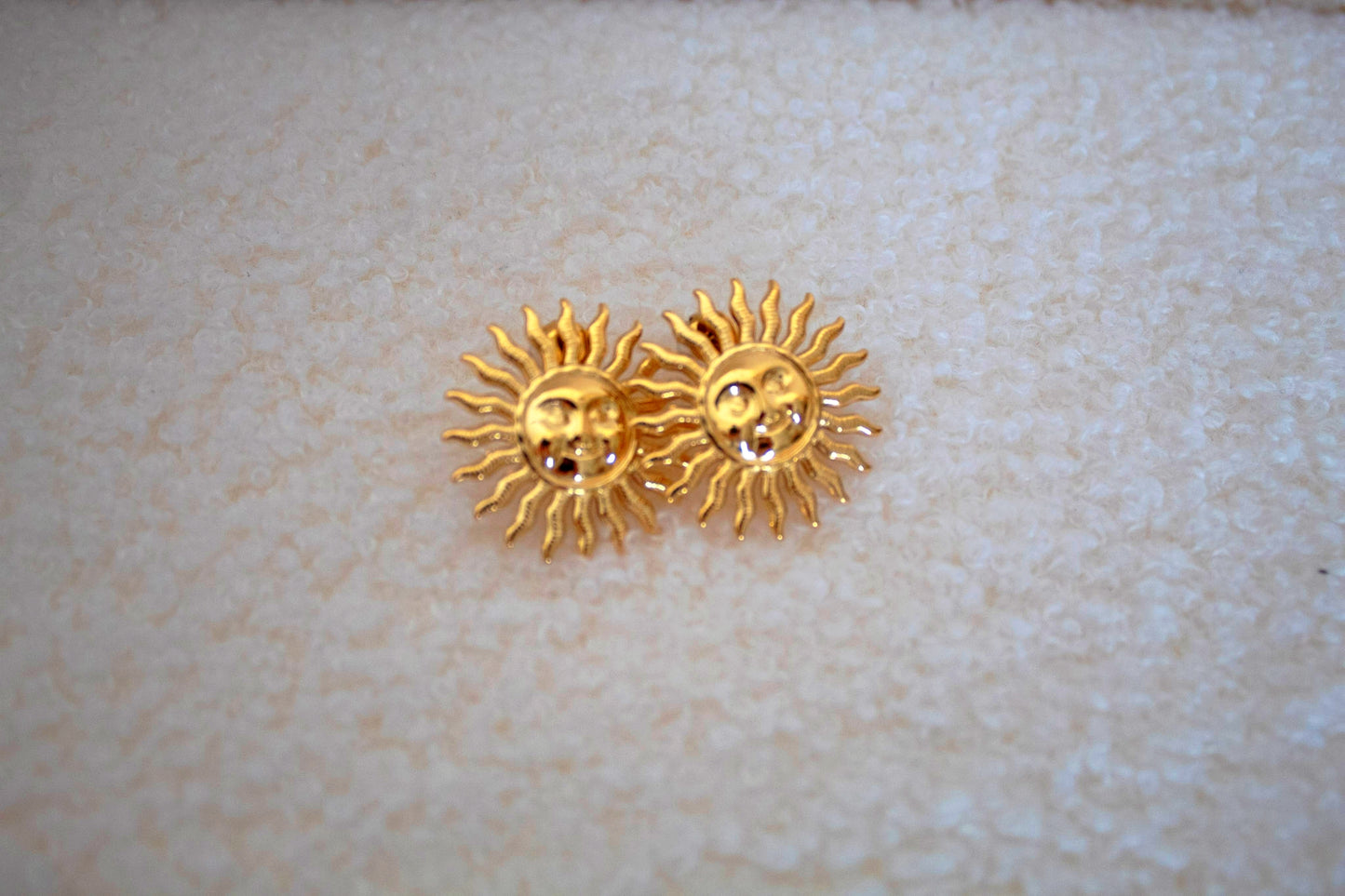 Boucles d'oreilles " grand soleil"