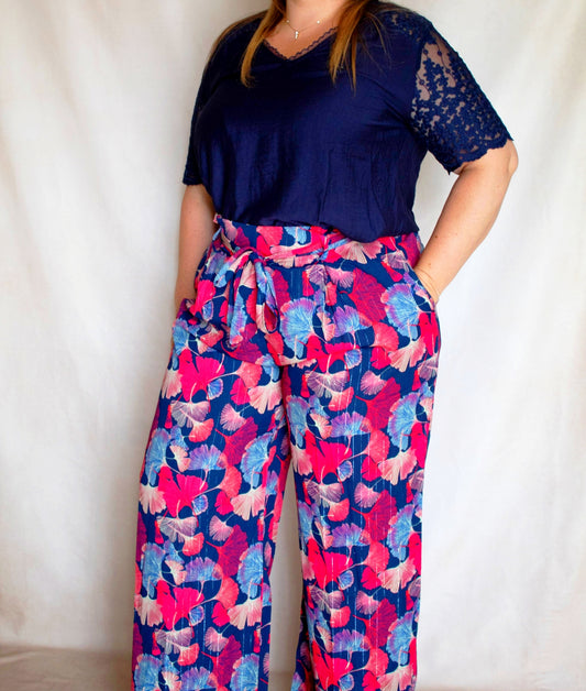 Pantalon fluide "flora"
